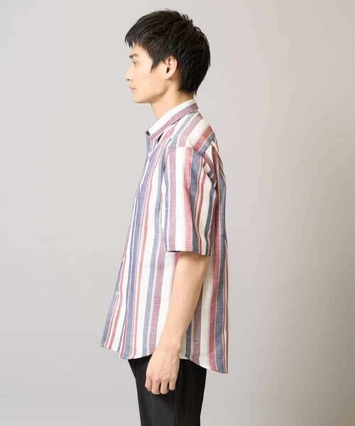 a.v.v / アー・ヴェ・ヴェ シャツ・ブラウス | 【洗濯機で洗える】マルチストライプワイドシルエットシャツ | 詳細15