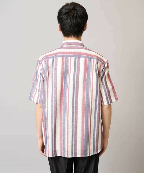 a.v.v / アー・ヴェ・ヴェ シャツ・ブラウス | 【洗濯機で洗える】マルチストライプワイドシルエットシャツ | 詳細16