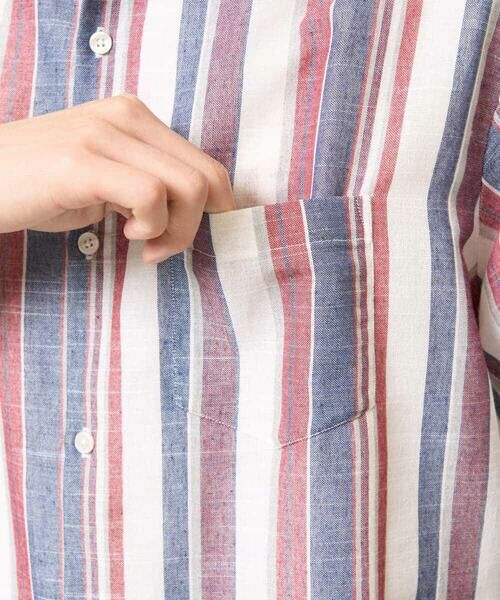 a.v.v / アー・ヴェ・ヴェ シャツ・ブラウス | 【洗濯機で洗える】マルチストライプワイドシルエットシャツ | 詳細20