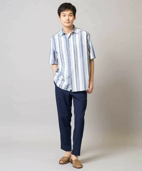 a.v.v / アー・ヴェ・ヴェ シャツ・ブラウス | 【洗濯機で洗える】マルチストライプワイドシルエットシャツ | 詳細9