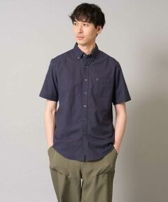 a.v.v / アー・ヴェ・ヴェ シャツ・ブラウス | 【接触冷感/イージーケア】オックス　ワンポイント刺繍半袖シャツ【速乾/毛玉になりにくい】