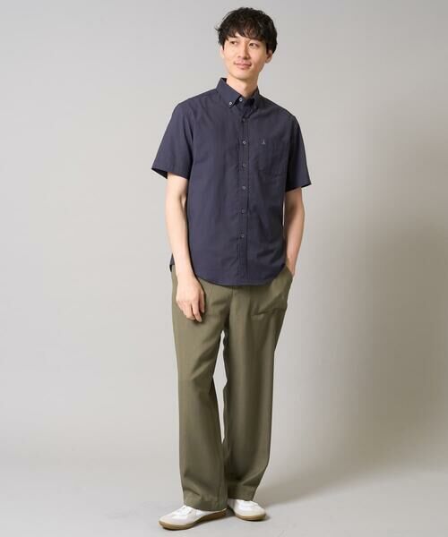 a.v.v / アー・ヴェ・ヴェ シャツ・ブラウス | 【接触冷感/イージーケア】オックス ワンポイント刺繍半袖シャツ【速乾/毛玉になりにくい】 | 詳細10