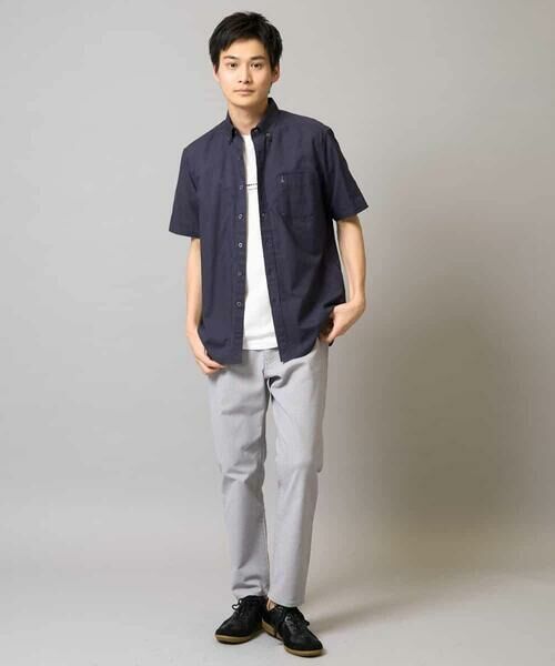 a.v.v / アー・ヴェ・ヴェ シャツ・ブラウス | 【接触冷感/イージーケア】オックス ワンポイント刺繍半袖シャツ【速乾/毛玉になりにくい】 | 詳細12