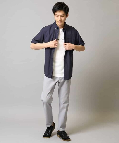 a.v.v / アー・ヴェ・ヴェ シャツ・ブラウス | 【接触冷感/イージーケア】オックス ワンポイント刺繍半袖シャツ【速乾/毛玉になりにくい】 | 詳細13