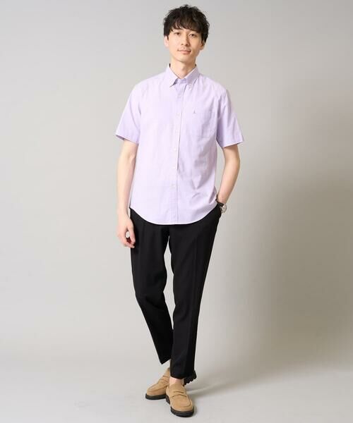 a.v.v / アー・ヴェ・ヴェ シャツ・ブラウス | 【接触冷感/イージーケア】オックス ワンポイント刺繍半袖シャツ【速乾/毛玉になりにくい】 | 詳細17