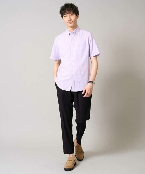 a.v.v / アー・ヴェ・ヴェ シャツ・ブラウス | 【接触冷感/イージーケア】オックス ワンポイント刺繍半袖シャツ【速乾/毛玉になりにくい】 | 詳細18