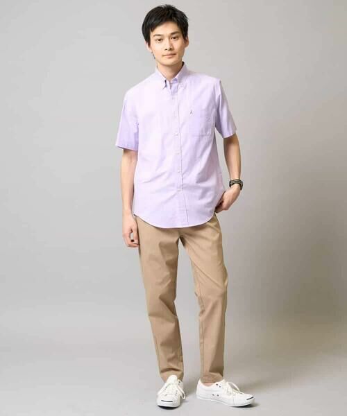 a.v.v / アー・ヴェ・ヴェ シャツ・ブラウス | 【接触冷感/イージーケア】オックス ワンポイント刺繍半袖シャツ【速乾/毛玉になりにくい】 | 詳細19