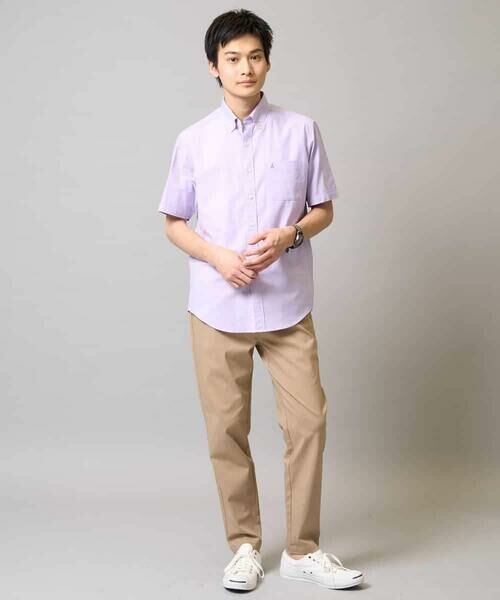 a.v.v / アー・ヴェ・ヴェ シャツ・ブラウス | 【接触冷感/イージーケア】オックス ワンポイント刺繍半袖シャツ【速乾/毛玉になりにくい】 | 詳細20