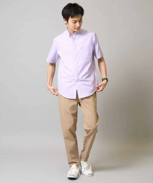 a.v.v / アー・ヴェ・ヴェ シャツ・ブラウス | 【接触冷感/イージーケア】オックス ワンポイント刺繍半袖シャツ【速乾/毛玉になりにくい】 | 詳細21