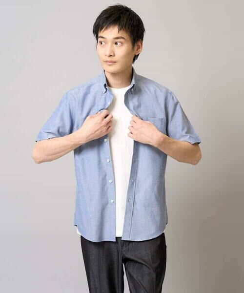 a.v.v / アー・ヴェ・ヴェ シャツ・ブラウス | 【接触冷感/イージーケア】オックス ワンポイント刺繍半袖シャツ【速乾/毛玉になりにくい】 | 詳細22