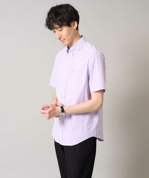 a.v.v / アー・ヴェ・ヴェ シャツ・ブラウス | 【接触冷感/イージーケア】オックス ワンポイント刺繍半袖シャツ【速乾/毛玉になりにくい】 | 詳細27