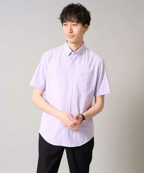 a.v.v / アー・ヴェ・ヴェ シャツ・ブラウス | 【接触冷感/イージーケア】オックス ワンポイント刺繍半袖シャツ【速乾/毛玉になりにくい】 | 詳細28