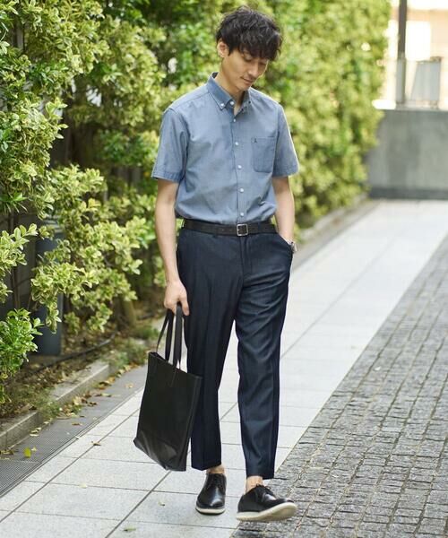 a.v.v / アー・ヴェ・ヴェ シャツ・ブラウス | 【接触冷感/イージーケア】オックス ワンポイント刺繍半袖シャツ【速乾/毛玉になりにくい】 | 詳細3