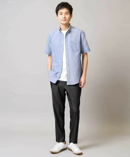 a.v.v / アー・ヴェ・ヴェ シャツ・ブラウス | 【接触冷感/イージーケア】オックス ワンポイント刺繍半袖シャツ【速乾/毛玉になりにくい】 | 詳細6