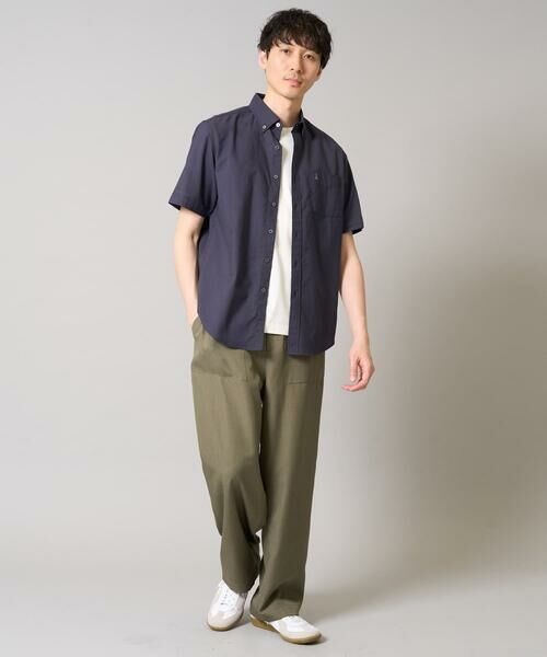 a.v.v / アー・ヴェ・ヴェ シャツ・ブラウス | 【接触冷感/イージーケア】オックス ワンポイント刺繍半袖シャツ【速乾/毛玉になりにくい】 | 詳細9