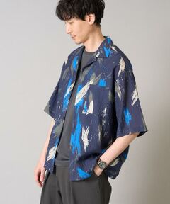a.v.v / アー・ヴェ・ヴェ シャツ・ブラウス | 【イージーケア/速乾/接触冷感】ドビーペインタープリントオープンカラーシャツ