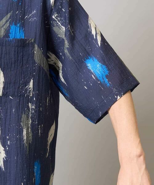 a.v.v / アー・ヴェ・ヴェ シャツ・ブラウス | 【イージーケア/速乾/接触冷感】ドビーペインタープリントオープンカラーシャツ | 詳細22