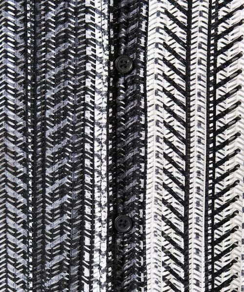 a.v.v / アー・ヴェ・ヴェ シャツ・ブラウス | 【洗える】ランダムストライプ五分袖オープンカラーシャツ | 詳細25