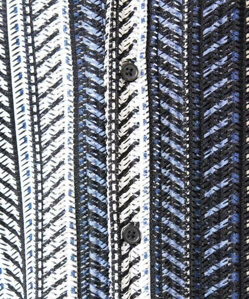 a.v.v / アー・ヴェ・ヴェ シャツ・ブラウス | 【洗える】ランダムストライプ五分袖オープンカラーシャツ | 詳細26