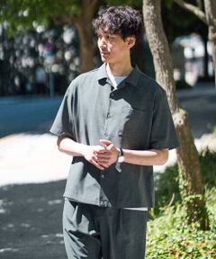 a.v.v / アー・ヴェ・ヴェ シャツ・ブラウス | 【イージーケア/接触冷感】オープンカラーシャツ/リライト夏2【吸水速乾/UVカット】