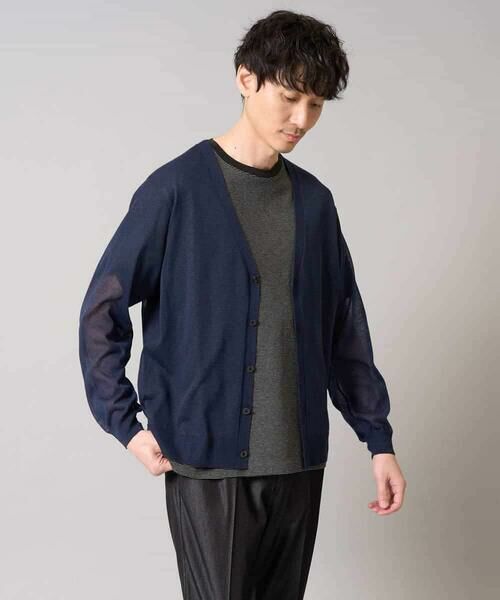 a.v.v / アー・ヴェ・ヴェ カーディガン・ボレロ | 【洗濯機で洗える】サマーシアーニットカーディガン | 詳細11