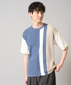 a.v.v / アー・ヴェ・ヴェ カットソー | 【洗濯機で洗える】ニットベスト切替カットソー