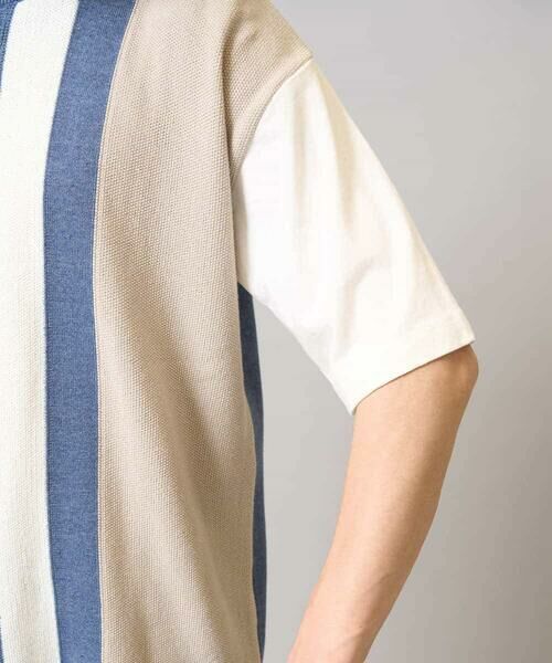 a.v.v / アー・ヴェ・ヴェ カットソー | 【洗濯機で洗える】ニットベスト切替カットソー | 詳細13