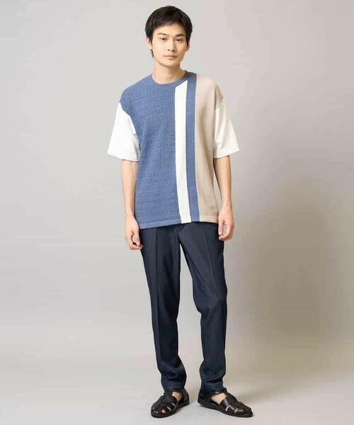 a.v.v / アー・ヴェ・ヴェ カットソー | 【洗濯機で洗える】ニットベスト切替カットソー | 詳細4