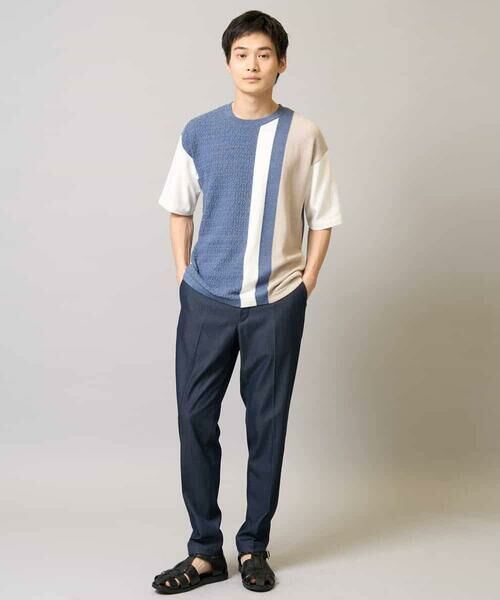 a.v.v / アー・ヴェ・ヴェ カットソー | 【洗濯機で洗える】ニットベスト切替カットソー | 詳細6