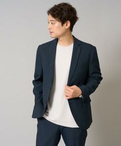 a.v.v / アー・ヴェ・ヴェ テーラードジャケット | 【洗濯機で洗える/ストレッチ】メランジストレッチテーラードジャケット