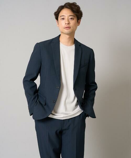 a.v.v / アー・ヴェ・ヴェ テーラードジャケット | 【洗濯機で洗える/ストレッチ】メランジストレッチテーラードジャケット | 詳細12