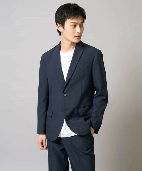 a.v.v / アー・ヴェ・ヴェ テーラードジャケット | 【洗濯機で洗える/ストレッチ】メランジストレッチテーラードジャケット | 詳細14