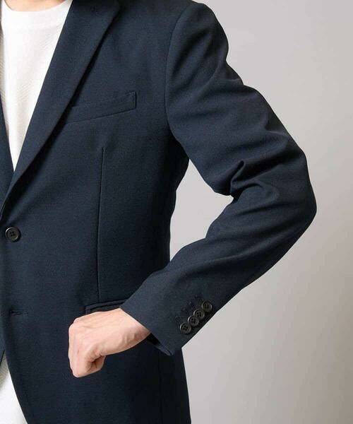 a.v.v / アー・ヴェ・ヴェ テーラードジャケット | 【洗濯機で洗える/ストレッチ】メランジストレッチテーラードジャケット | 詳細18