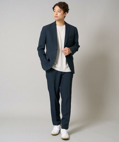 a.v.v / アー・ヴェ・ヴェ テーラードジャケット | 【洗濯機で洗える/ストレッチ】メランジストレッチテーラードジャケット | 詳細2