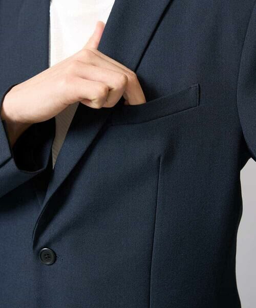 a.v.v / アー・ヴェ・ヴェ テーラードジャケット | 【洗濯機で洗える/ストレッチ】メランジストレッチテーラードジャケット | 詳細21