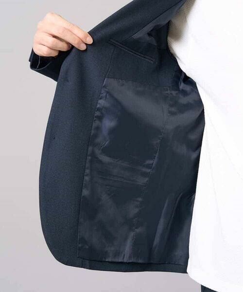 a.v.v / アー・ヴェ・ヴェ テーラードジャケット | 【洗濯機で洗える/ストレッチ】メランジストレッチテーラードジャケット | 詳細23