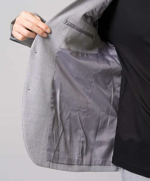 a.v.v / アー・ヴェ・ヴェ テーラードジャケット | 【洗濯機で洗える/ストレッチ】メランジストレッチテーラードジャケット | 詳細24