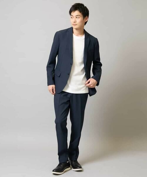a.v.v / アー・ヴェ・ヴェ テーラードジャケット | 【洗濯機で洗える/ストレッチ】メランジストレッチテーラードジャケット | 詳細4