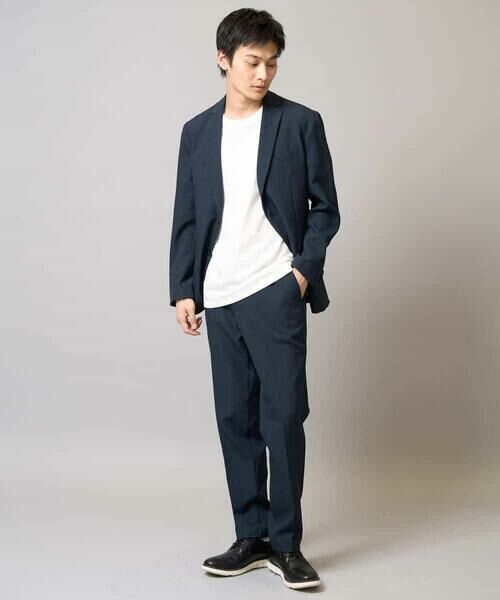a.v.v / アー・ヴェ・ヴェ テーラードジャケット | 【洗濯機で洗える/ストレッチ】メランジストレッチテーラードジャケット | 詳細5