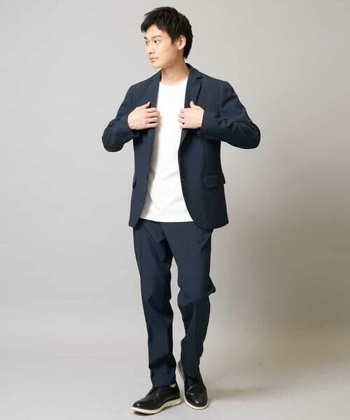 a.v.v / アー・ヴェ・ヴェ テーラードジャケット | 【洗濯機で洗える/ストレッチ】メランジストレッチテーラードジャケット | 詳細6