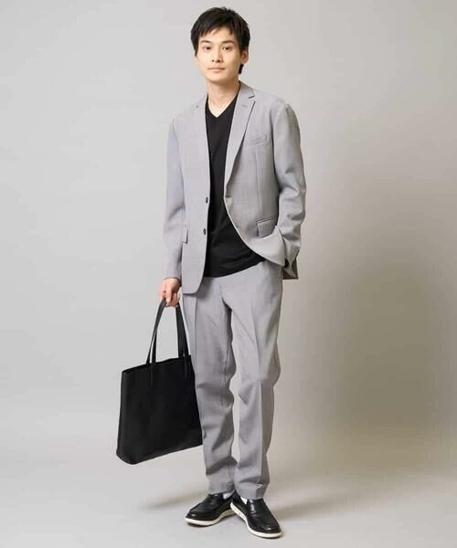 a.v.v / アー・ヴェ・ヴェ テーラードジャケット | 【洗濯機で洗える/ストレッチ】メランジストレッチテーラードジャケット | 詳細7