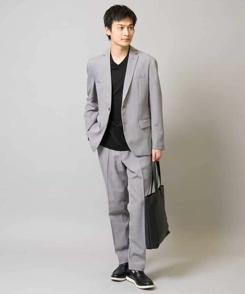 a.v.v / アー・ヴェ・ヴェ テーラードジャケット | 【洗濯機で洗える/ストレッチ】メランジストレッチテーラードジャケット | 詳細8
