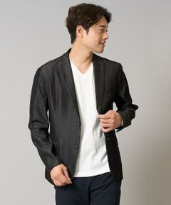 a.v.v / アー・ヴェ・ヴェ テーラードジャケット | 【イージーケア/接触冷感】スマートシャンブレーサマージャケット【ON/OFF兼用】(セットアップ対応）