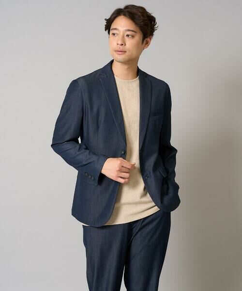 a.v.v / アー・ヴェ・ヴェ テーラードジャケット | 【イージーケア/接触冷感】スマートシャンブレーサマージャケット【ON/OFF兼用】(セットアップ対応） | 詳細19