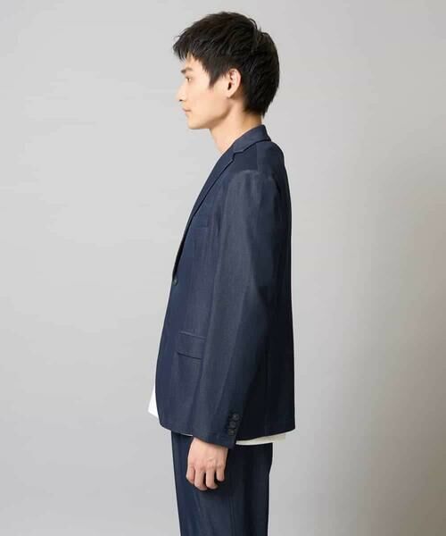 a.v.v / アー・ヴェ・ヴェ テーラードジャケット | 【イージーケア/接触冷感】スマートシャンブレーサマージャケット【ON/OFF兼用】(セットアップ対応） | 詳細22