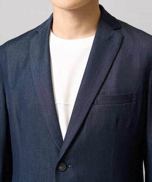 a.v.v / アー・ヴェ・ヴェ テーラードジャケット | 【イージーケア/接触冷感】スマートシャンブレーサマージャケット【ON/OFF兼用】(セットアップ対応） | 詳細24