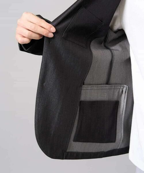 a.v.v / アー・ヴェ・ヴェ テーラードジャケット | 【イージーケア/接触冷感】スマートシャンブレーサマージャケット【ON/OFF兼用】(セットアップ対応） | 詳細30