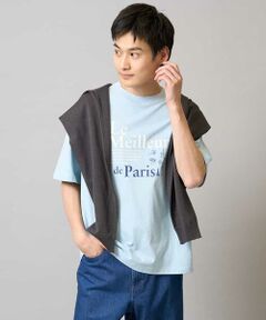 a.v.v / アー・ヴェ・ヴェ カットソー | 【接触冷感/綿100％】イラストレーターコラボプリンワイドシルエットカットソー