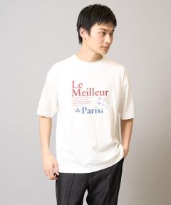 a.v.v / アー・ヴェ・ヴェ カットソー | 【接触冷感/綿100％】イラストレーターコラボプリンワイドシルエットカットソー