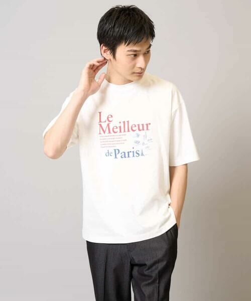 a.v.v / アー・ヴェ・ヴェ カットソー | 【接触冷感/綿100％】イラストレーターコラボプリンワイドシルエットカットソー | 詳細10